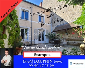 maison de ville à la vente -   91150  ETAMPES, surface 135 m2 vente maison de ville - UBI475782899